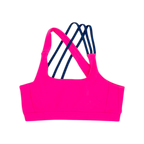 Crossline Top - Deep Tide with Coral Rush Straps *Pre-Order*